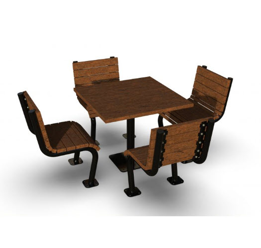 CAD Drawings BIM Models UltraSite Denali 38" Square Inground Table